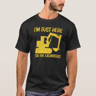 Camiseta Escavador legal Para Homens Ópera De Equipamento P
