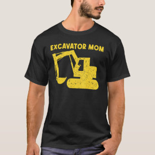 Camiseta Escavadora legal Para A Ópera De Equipamento Pesad