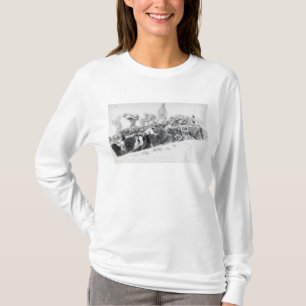 Camiseta Escavando um furo para as fundações