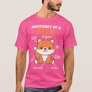 Camiseta Esclarecimento À Raposa Da Raposa Anatomia De Rapo