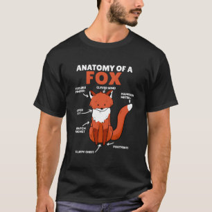 Camiseta Esclarecimento À Raposa Da Raposa Anatomia De Rapo