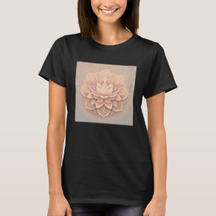 Camiseta Esclarecimento da Flor de Mandala Lotus com Ilustr