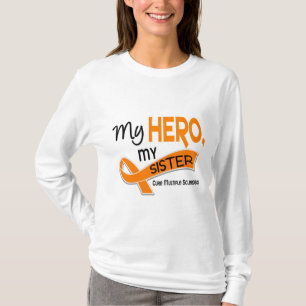 Camiseta Esclerose múltipla do MS MEU HERÓI MINHA IRMÃ 4