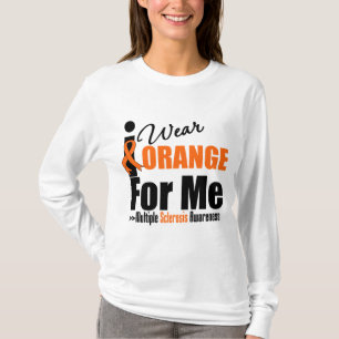 Camiseta Esclerose múltipla eu visto a laranja para mim