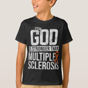 Camiseta Esclerose Múltipla Mais Forte E Sensibilização Lar