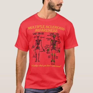 Camiseta Esclerose Múltipla Sensibilização Esqueleto