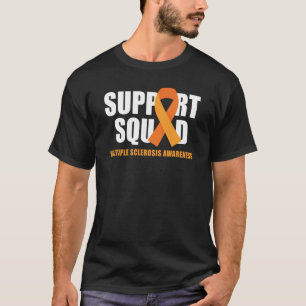 Camiseta Esclerose Múltipla Sensibilização Mês Faixa Laranj