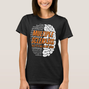 Camiseta Esclerose Múltipla Tudo Na Minha Cabeça, Faixa Lar