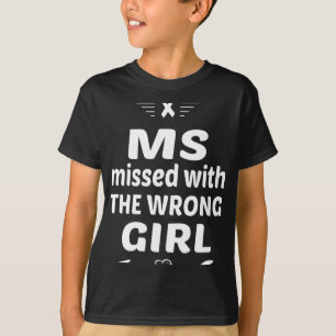 Camiseta Esclerose Perdida Com Uma Rapariga Errada Faixa La