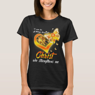 Camiseta Esclerose - Posso Fazer Tudo Através Do Cristo