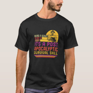 Camiseta Escoamento Não É Uma Tenda Do Crânio Do Hobby Surv