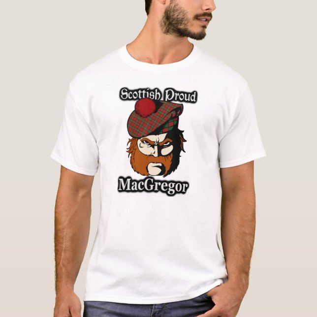 Camiseta Escocês Clan MacGregor Tartan (Frente)