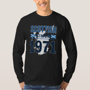 Camiseta Escocês Desde 1971, Rampant Lion Scotland Family H