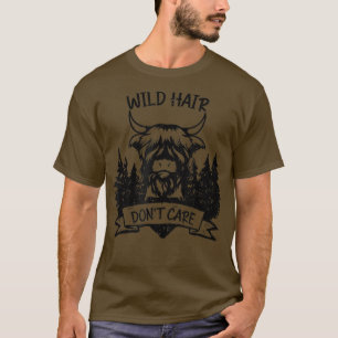 Camiseta Escocês Farmer Wild Hair Não se importa com o Scot