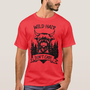 Camiseta Escocês Farmer Wild Hair Não se importa - Scottish