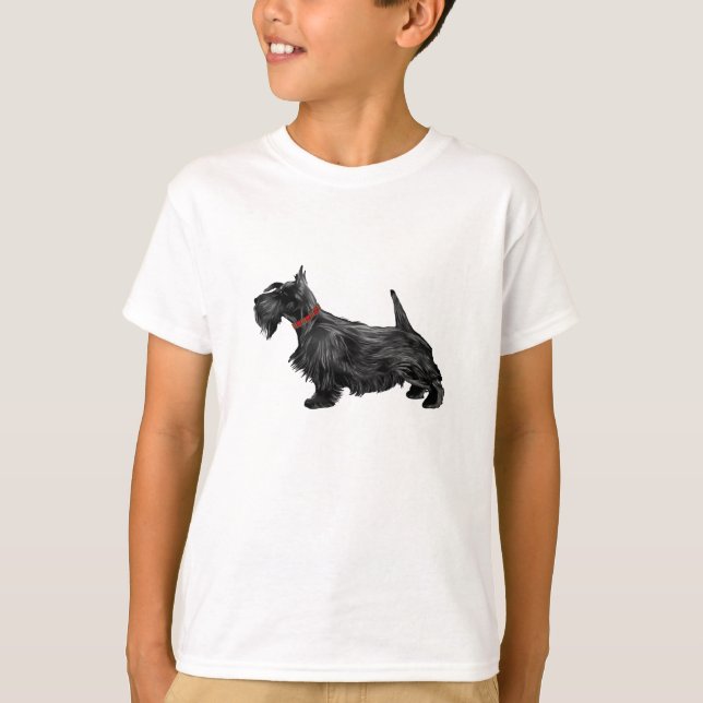 Camiseta Escocês Terrier Scottie Dog (Frente)