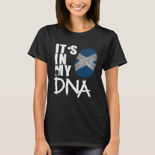 Camiseta Escócia - Está No Meu DNA - Orgulhoso Bandeira Esc