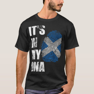 CAMISETA ESCÓCIA, ESTÁ NO MEU PAVILHÃO ESCÓTICO DE DNA DIST