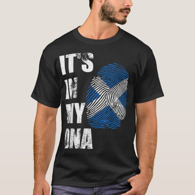 CAMISETA ESCÓCIA, ESTÁ NO MEU PAVILHÃO ESCÓTICO DE DNA DIST (Frente)