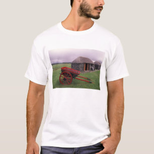 Camiseta Escócia, Ilha de Skye, Kilmuir. Paisagem rural