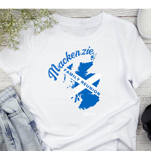Camiseta Escócia Sinalizador de Reunião Familiar