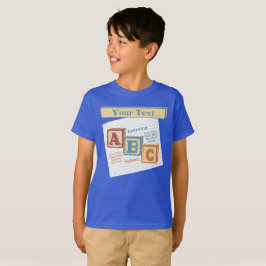 Camiseta Escola de Aprendizagem ABC Personalizada