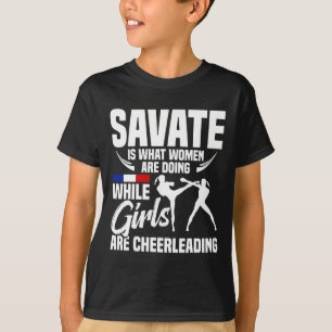 Camiseta Escola de Artes Marciais Savate Treinamento de Box