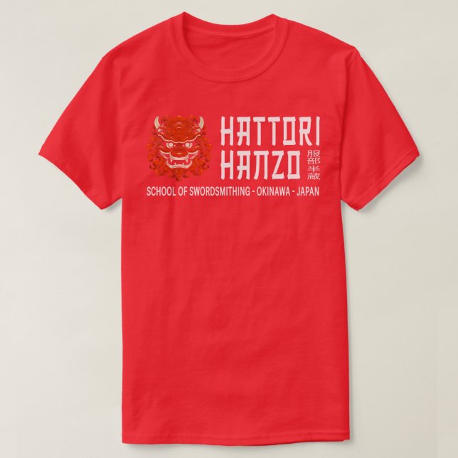 Camiseta Escola De Artesanato Hattori Hanzo (Frente do Design)