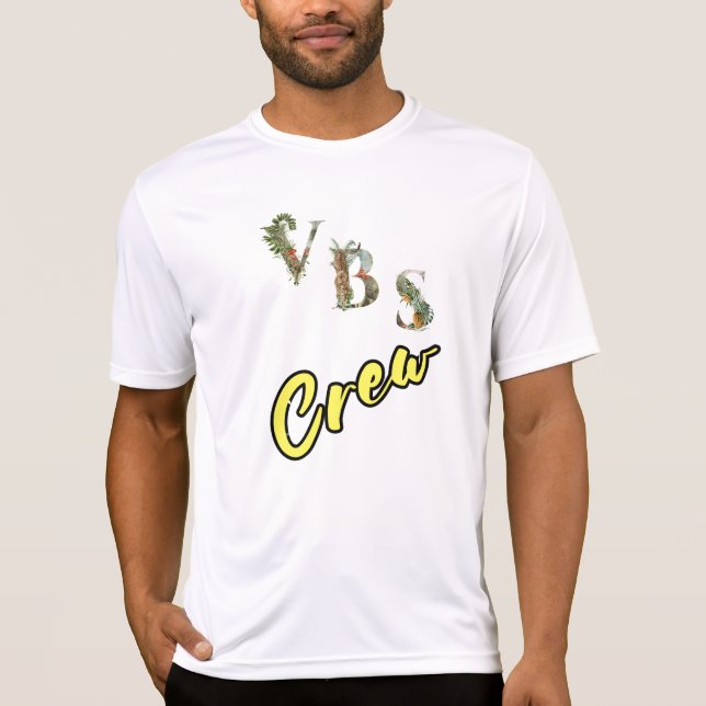 Camiseta Escola de Bíblias de Vacinação da Tripulação VBS (Frente)