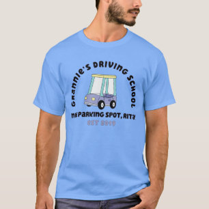 Camiseta Escola de Condução de Avós Belo Local Agradável Ri