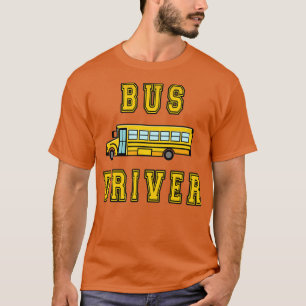 Camiseta Escola de Condução de Barramento de Barramento de