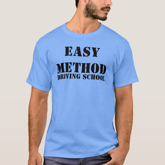 CAMISETA ESCOLA DE CONDUÇÃO FÁCIL DO MÉTODO (Frente)