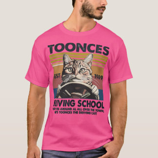 Camiseta Escola de Condução Toonces Est. 1989 - O Gato Moto