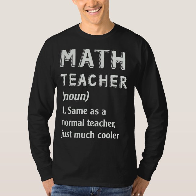 Camiseta Escola de Definição de Professores de Matemática 1 (Frente)