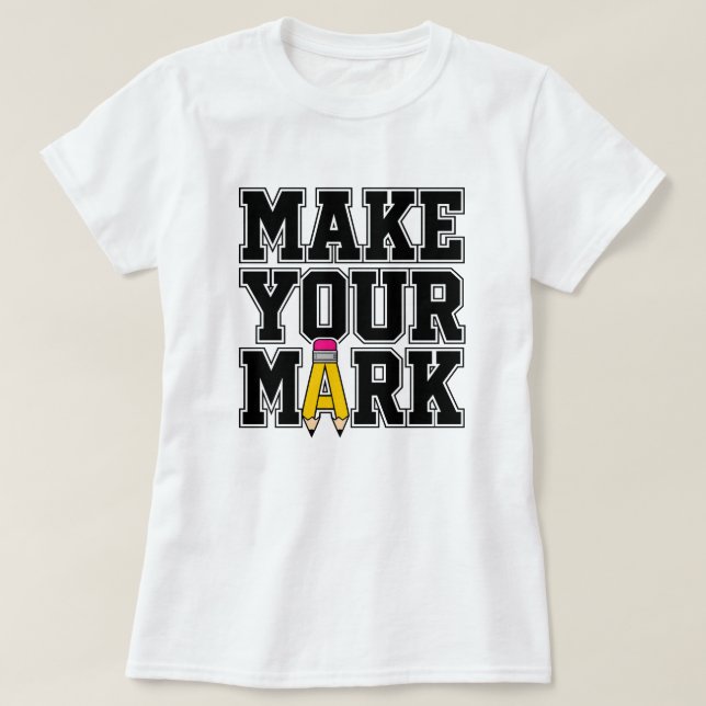 Camiseta Escola de Design Faça Sua Marca (Frente do Design)