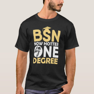 Camiseta Escola De Enfermagem De Enfermeira Bsn Agora Mais