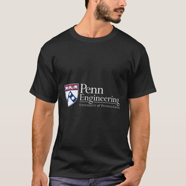 Camiseta Escola De Engenharia De Penn Quakers (Frente)