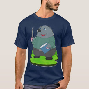 Camiseta Escola de Livro de Professores Mole