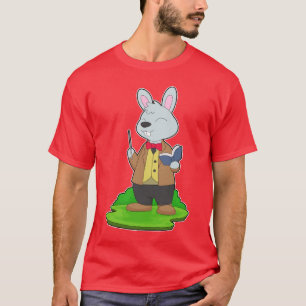 Camiseta Escola de Livros de Professores de Coelhos