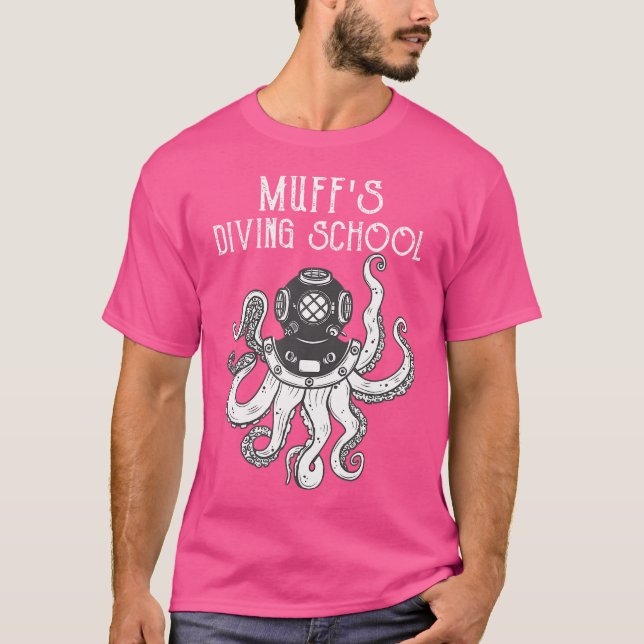 Camiseta Escola de mergulho de Muff (Frente)