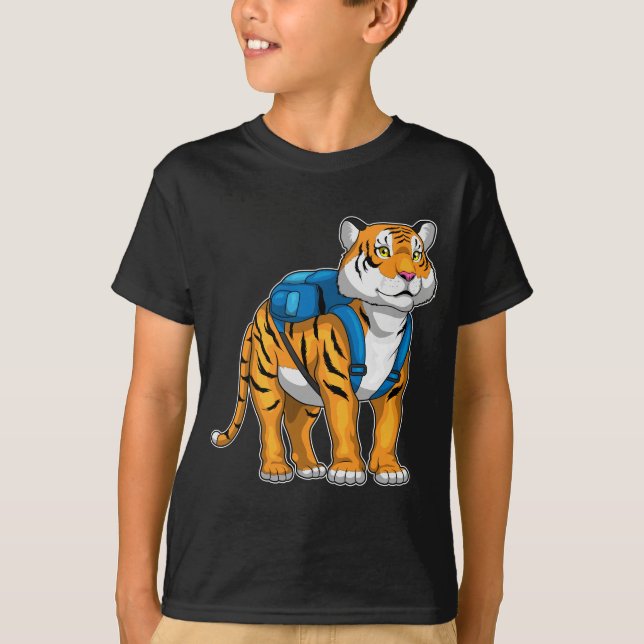 Camiseta Escola de Mochilas de Tigre Pupil (Frente)