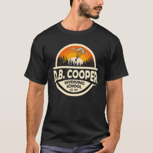 Camiseta Escola de Paraquedismo D B Cooper Voando Vintage P