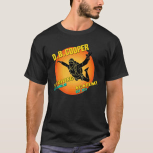 Camiseta Escola de Paraquedismo D B Coopers Portland Ore