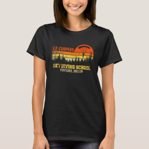 Camiseta Escola de Paraquedismo D B Coopers Portland Vintag