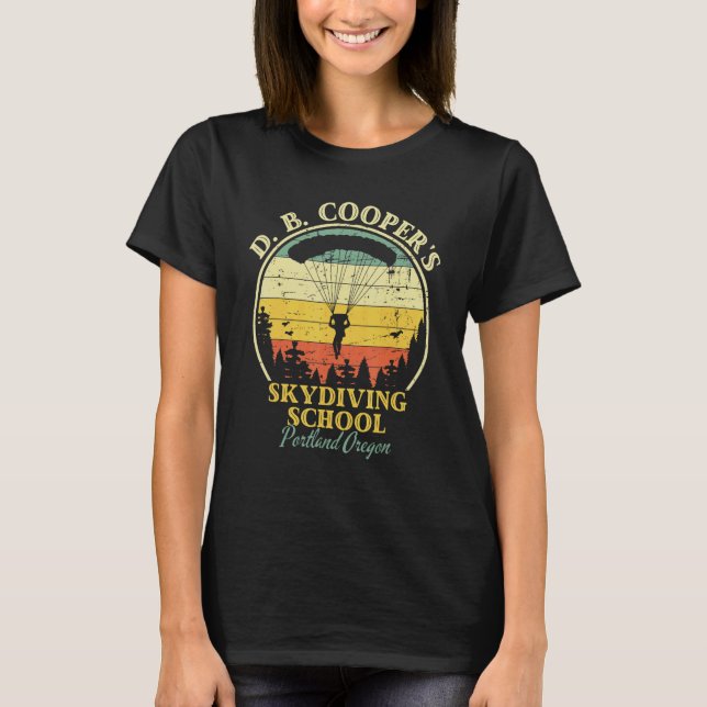Camiseta Escola de Paraquedismo Db Cooper 2 (Frente)
