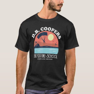 Camiseta Escola de Paraquedismo Db Coopers Portland Oregon