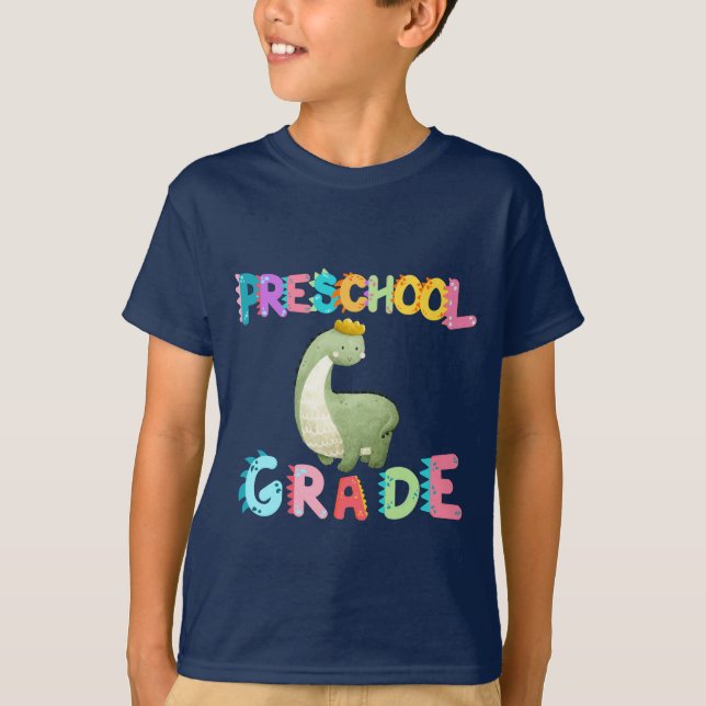 Camiseta Escola de Professores de Esquadrão da Pré-escola d (Frente)