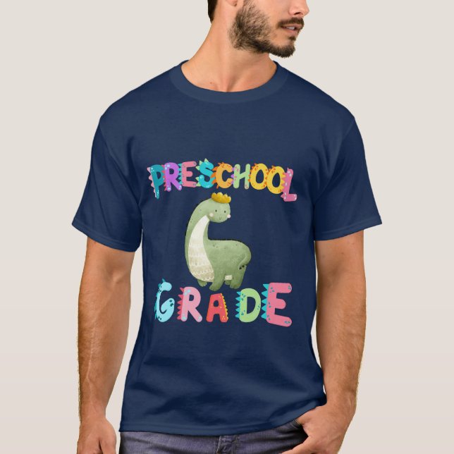 Camiseta Escola de Professores de Esquadrão da Pré-escola d (Frente)