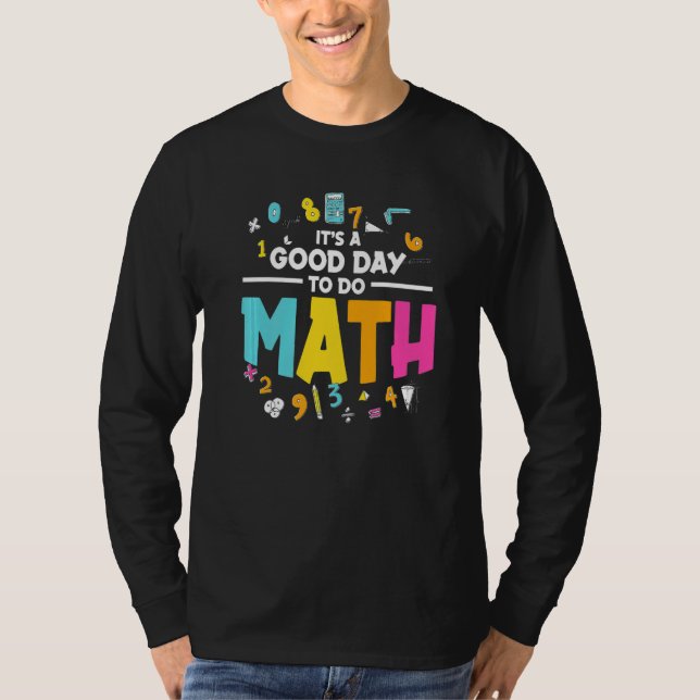 Camiseta Escola de Professores de Matemática É um bom dia p (Frente)