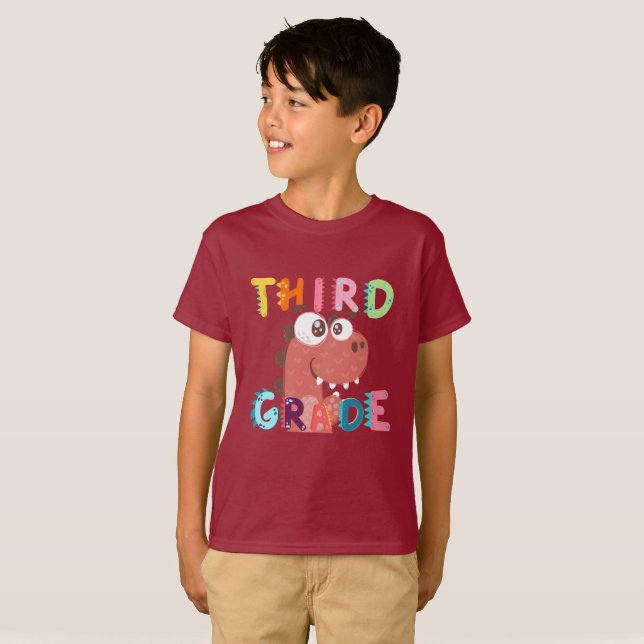 Camiseta Escola de professores do 3º GRAU do Dino (Frente Completa)